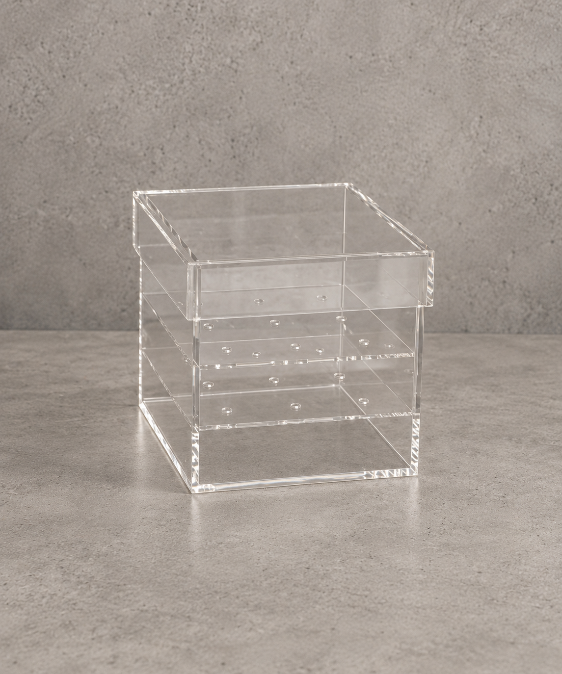 Perspex Rose Box