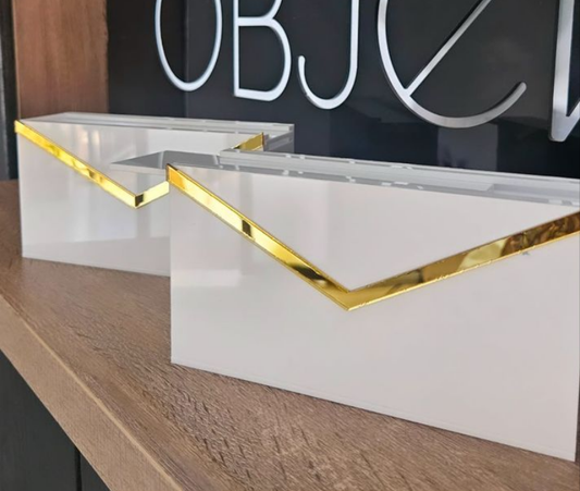 Perspex money envelope