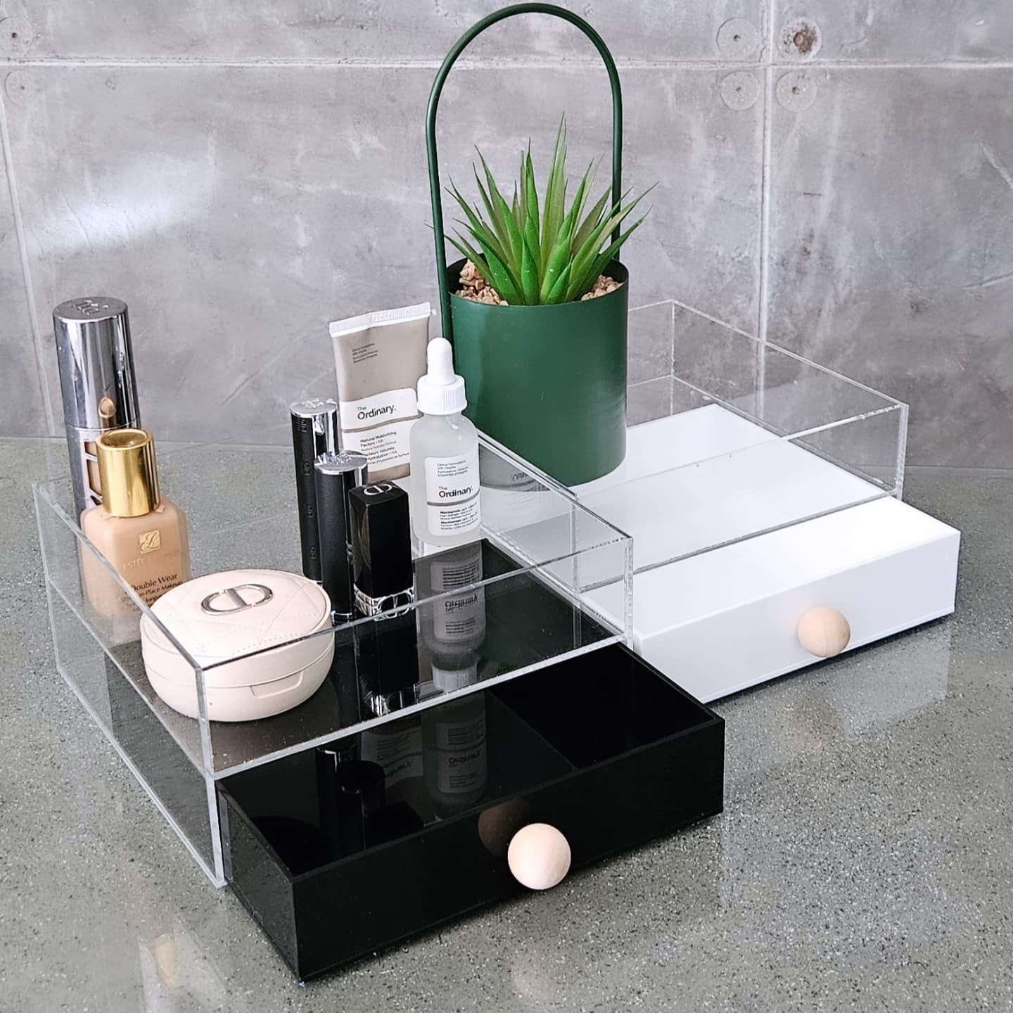 2 tier Makeup organiser