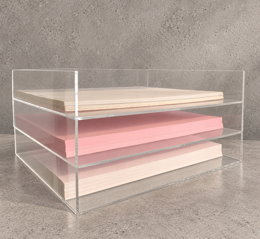 Home Office - 3 Tier Perspex Paper Holder