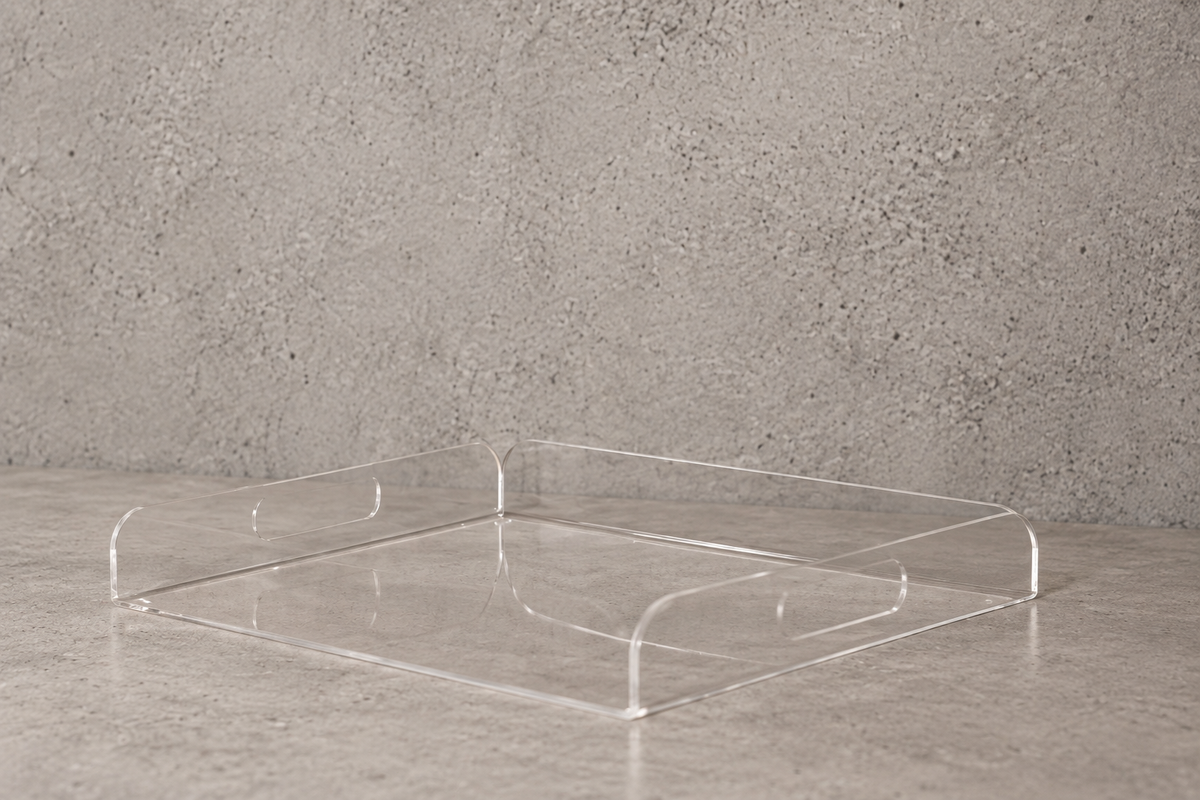 Bend Type Perspex Tray