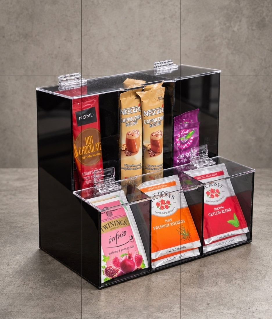 Tea Caddy Black