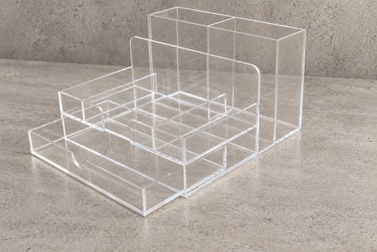 Perspex Desk Organiser