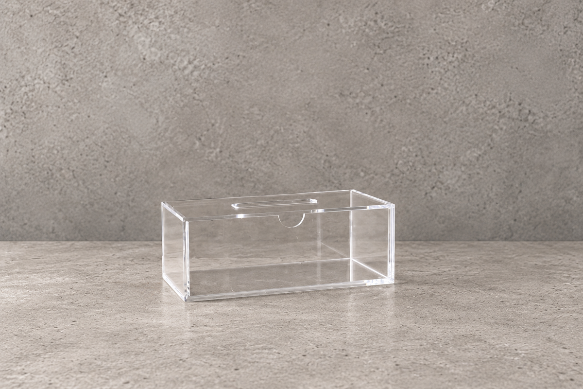 Perspex Tissue Box Draw