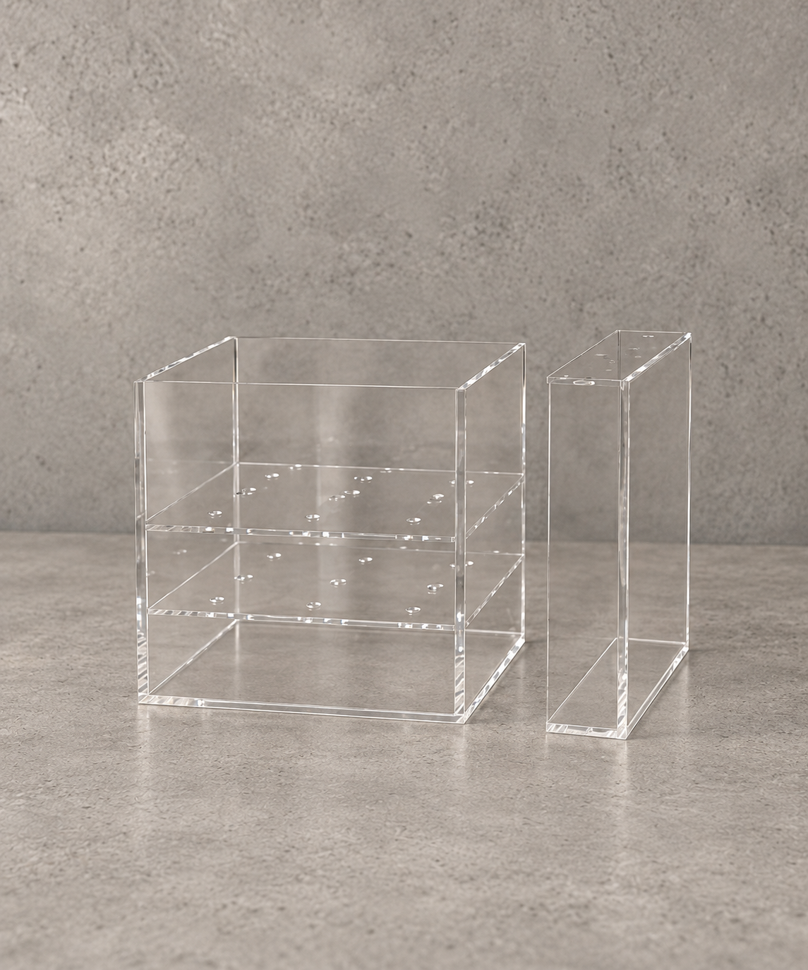 Perspex Rose Box