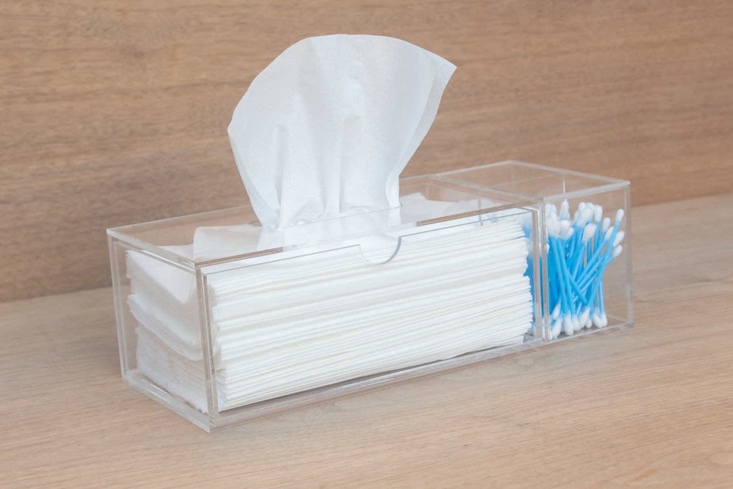 Perspex Tissue Box Organizer Single Tier