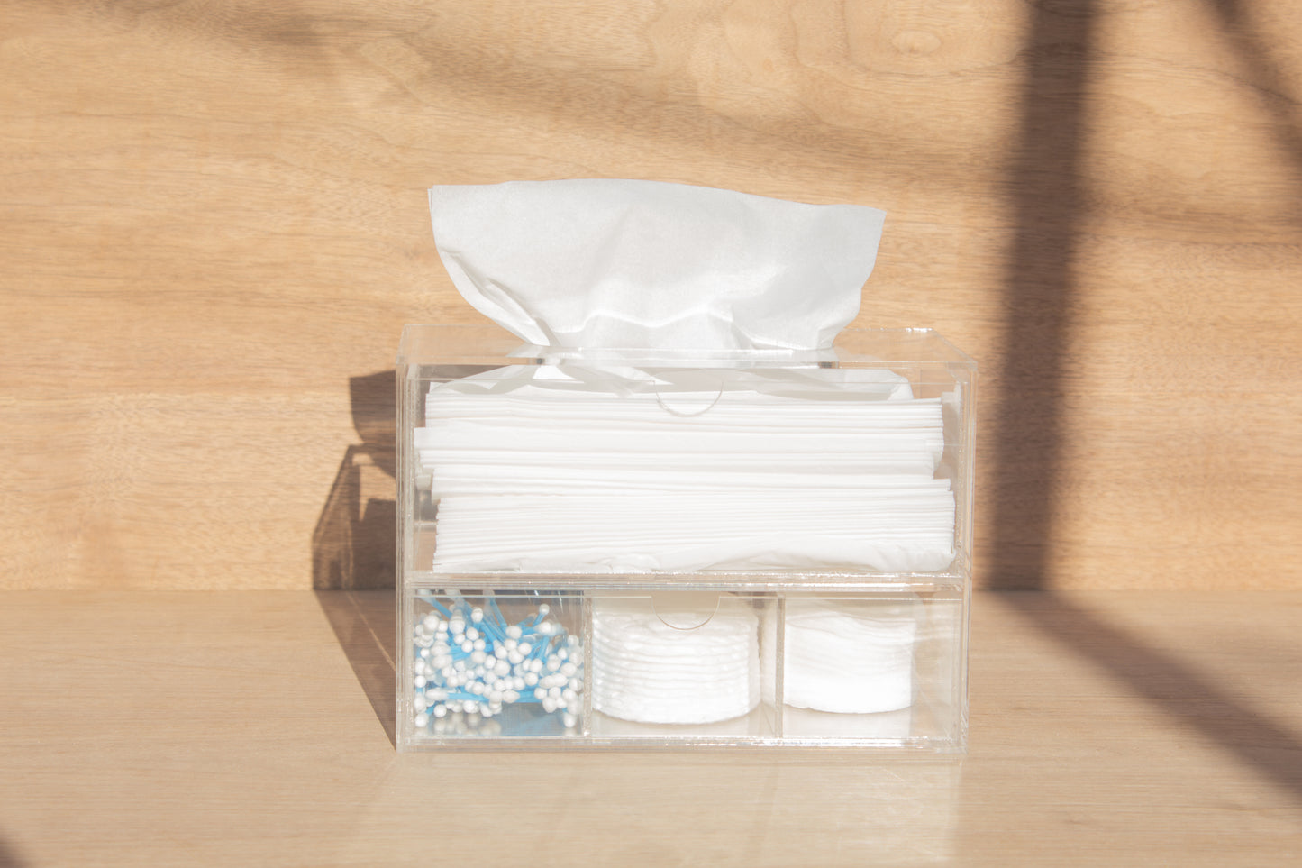 Perspex Tissue Box Organizer