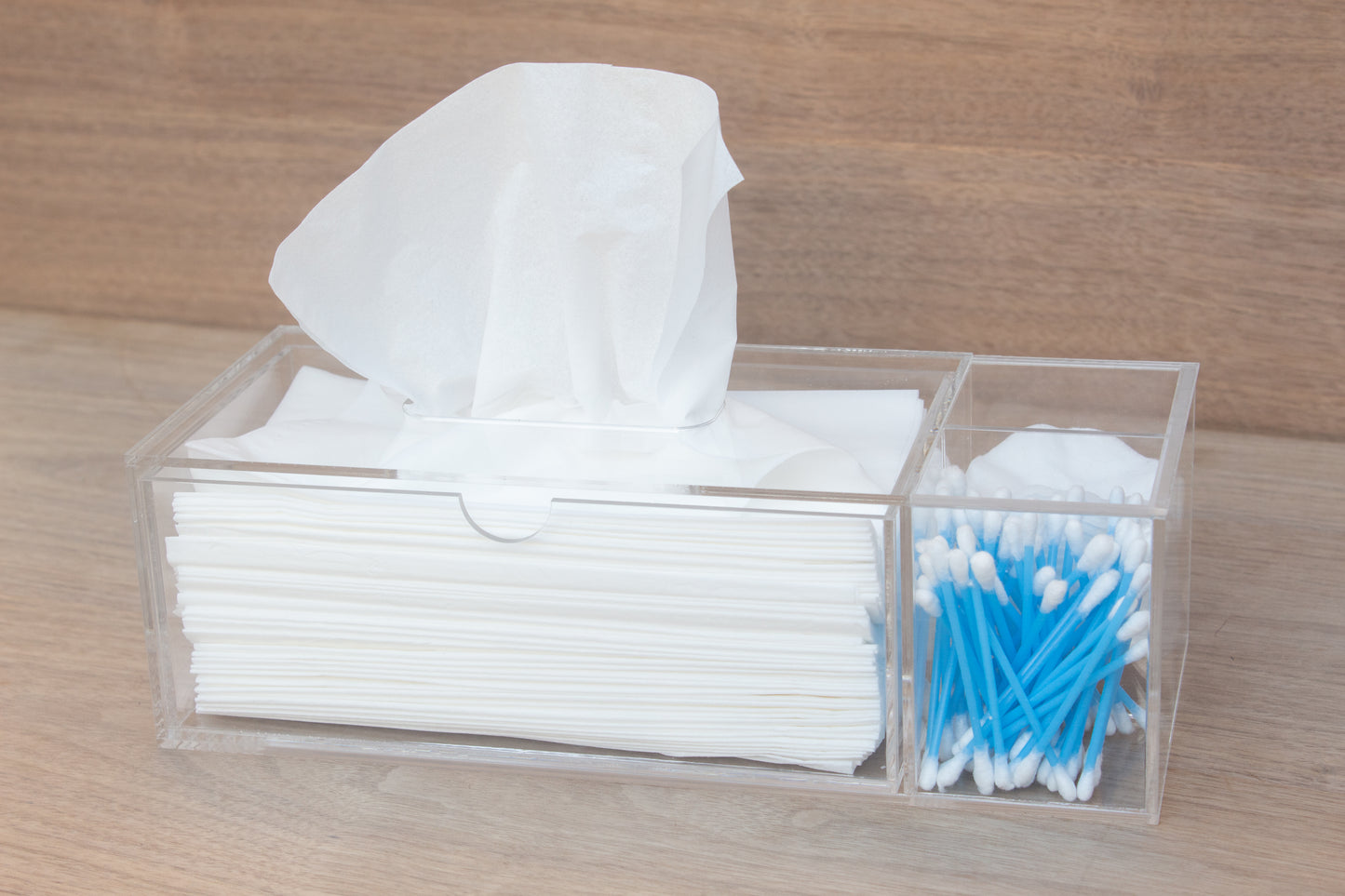 Perspex Tissue Box Organizer Single Tier