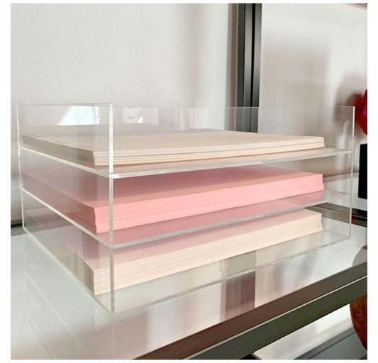 Home Office - 3 Tier Perspex Paper Holder