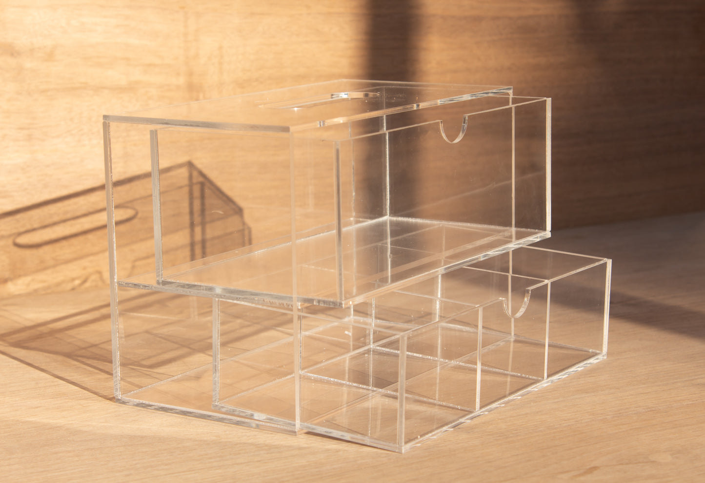 Perspex Tissue Box Organizer