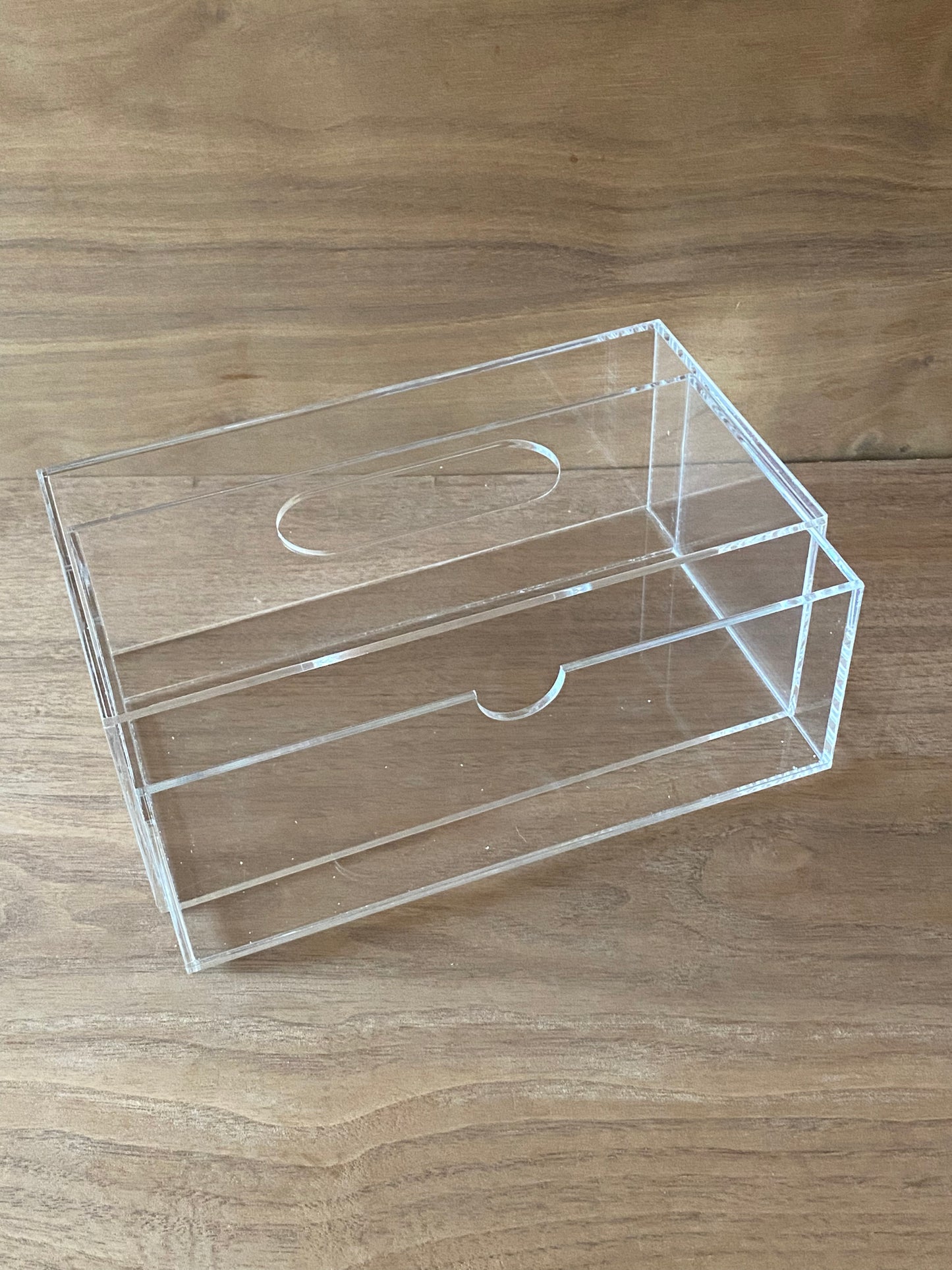 Perspex Tissue Box Draw